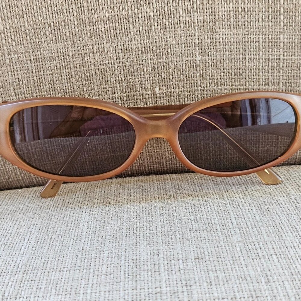 Jones New York Women Sunglasses Nude Beige Frame Eye Wear Shades